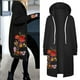 thumbnail image 1 of Sudaderas con capucha con cremallera y bolsillos florales informales para mujer, sudadera tipo túnica, chaqueta con capucha larga, sudaderas con capucha largas, abrigos Fridja po710, 1 of 6