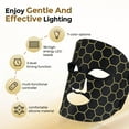thumbnail image 3 of Red Light Therapy for Face, LED Face Mask Light Therapy with Rechargeable Remote for Acne, Wrinkles, Skin Rejuvenation, Portable Facial Skin Care Mask with Timing Function - Home Use 96 LED Beads, 3 of 11
