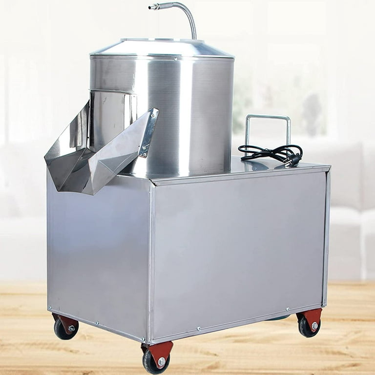 Commercial Potato Peeler Machine, SS Body, 15 kg, Without Motor