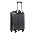 Jetstream 20inch Hardside Rolling Spinner Carryon Luggage, Charcoal