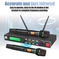 thumbnail image 5 of Professional Wireless Microphone Set UHF, Noise Reduction, Long Range, Dual Antenna for Stage Perfor, 5 of 5