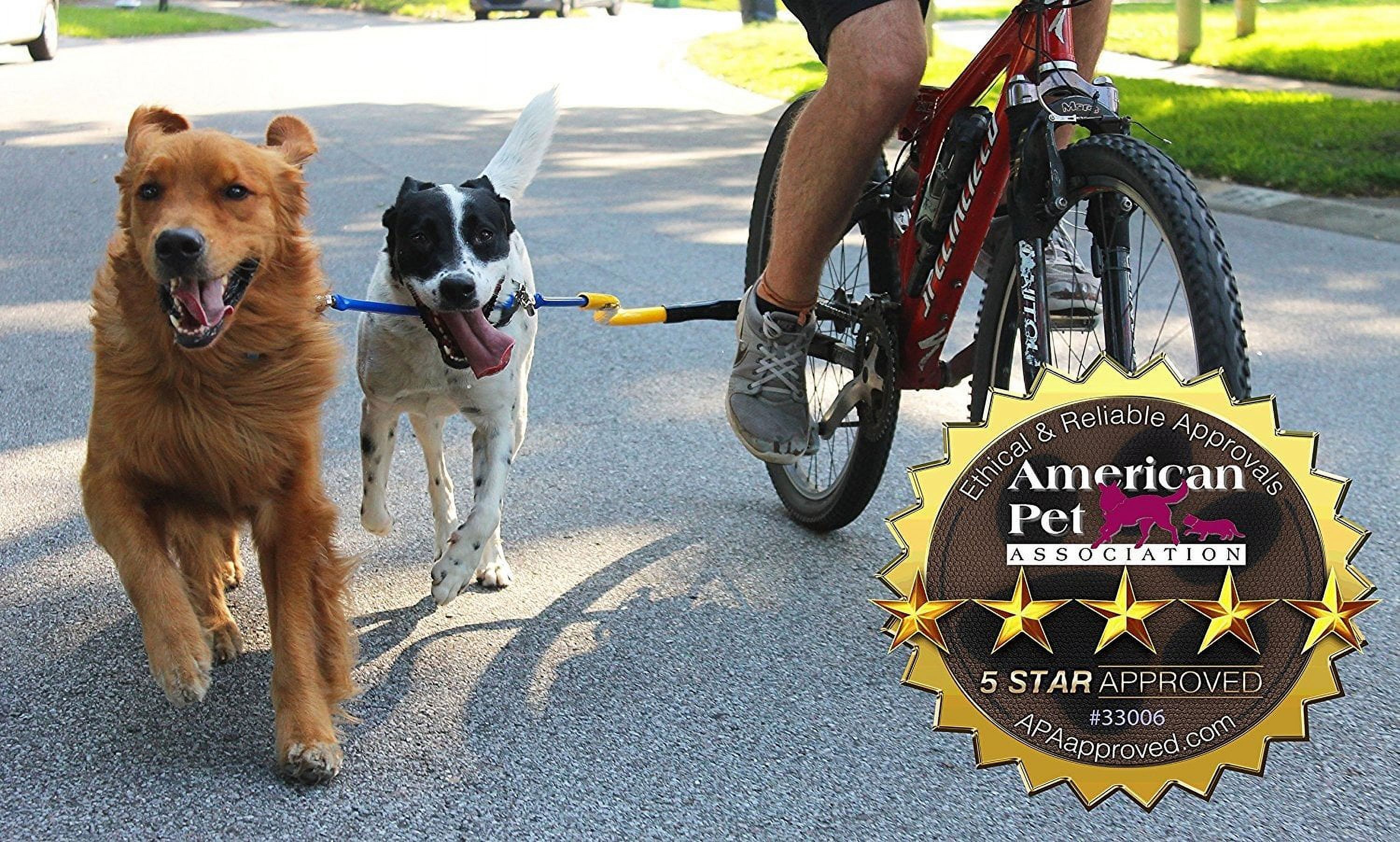 Bike Tow Leash Orange Dog Bicycle Leash
