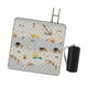 thumbnail image 5 of Manta de picnic de 200 x 200 cm, gruesa, con bolsa de almacenamiento, plegable, para playa. Patrón de ingeniería, 5 of 9