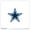 Unframed Version, variant on Gallery Pops NFL Dallas Cowboys - Primary Mark Wall Art, Black Framed Version, 12" x 12"