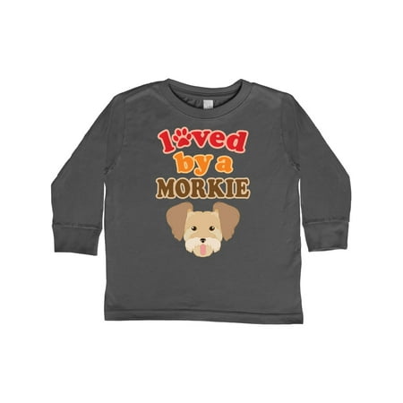 

Inktastic Morkie Dog Gift Gift Toddler Toddler Girl Long Sleeve T-Shirt
