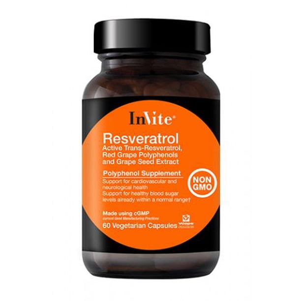 InVite® Health Resveratrol (Active TransResveratrol, Red Grape