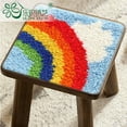 thumbnail image 2 of QJUHUNG 1 Set of Latch Hook Kit DIY Embroidery Cushion Crochet and Rug Carpet Needlework Kit, 2 of 10