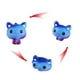 thumbnail image 3 of Squishy Slow Rebound Ice Cream Cat Doll Toy Squeeze Stress Reliever Juguetes De Descompresión Para Niños Adultos Cateissary FN007607-03, 3 of 5