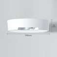 thumbnail image 3 of Nishore Pendant Light,Dimmable Indoor Hallway Laundry Stairs Laundry Stairs Porch With Remote Function Porch (6500k White) Function Hallway Laundry Led Function Mount Corridor Porch Shed Wall, 3 of 6