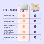 Mellow White Flex Pillow Standard