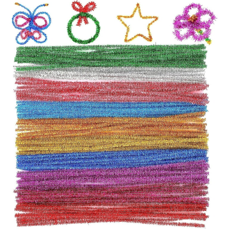 100PCS Multi-Color Craft Pipe Cleaners DIY Pipe Cleaners Plush Toys  Crafting For Art DIY Craft Supplies