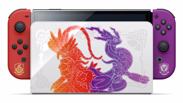 thumbnail image 5 of Restored Nintendo Switch OLED Pokemon Scarlet & Violet Edition Console (Refurbished), 5 of 5