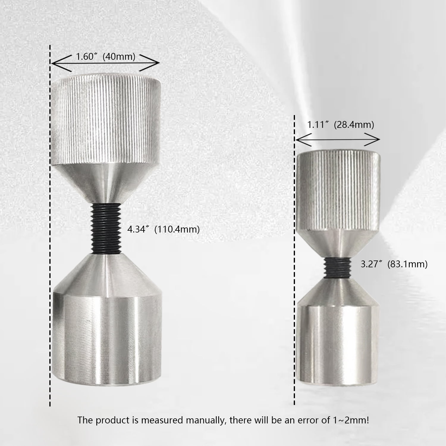 Flange Two Hole Pins 1-1/8” Two Hole Alignment Pins & 1-5/8” Two Hole Alignment Pins Stainless Steel Flange pin 4 Pcs