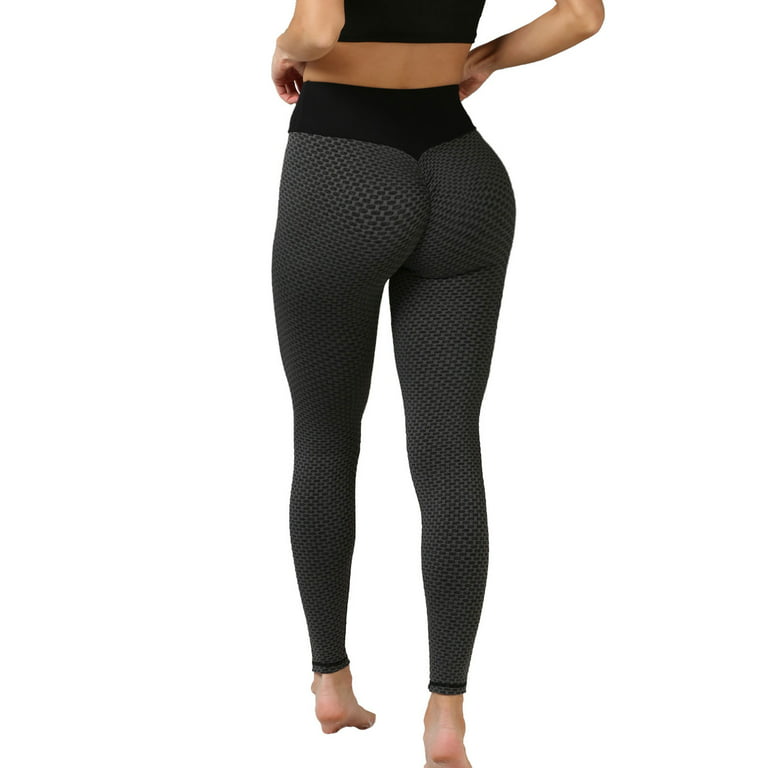 JUNGE Leggings for Women Butt Lift, Anti Cellulite Back Bow-Knot Tie  Workout Leggings Ruched Textured High Waisted Yoga Pants : :  Clothing