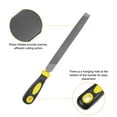 thumbnail image 4 of Uxcell Horseshoe File 6 Inch 3mm High Carbon Steel Single Cut Flat Hand Rasp File with Plastic Handle, 4 of 6