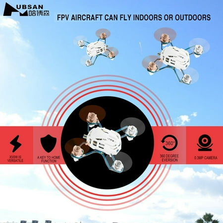 For Hubsan NANO Q4 H111 4-CH 2.4GHz Remote Control Mini Quadcopter White
