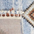 thumbnail image 6 of SAFAVIEH Chapel Joyce Diamond Area Rug, Blue/Beige, 6'7" x 6'7" Round, 6 of 8