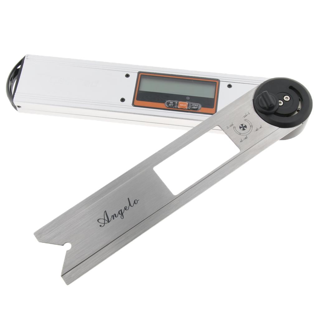 Dualoai 360 Degree Digital Angle Ruler Protractor Angle Finder Inclinometer Heavy Duty