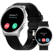Motorola Moto Watch 120 1.43 AMOLED Bluetooth AI Smartwatch, Silver