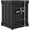 Black, variant on Wind Bedside Table, End Tables, Container Style Locker Wrought, Iron Bilayer Side Table, Metal Locker Nightstand with Combination Lock for Bedroom, Living Room, Office - Black