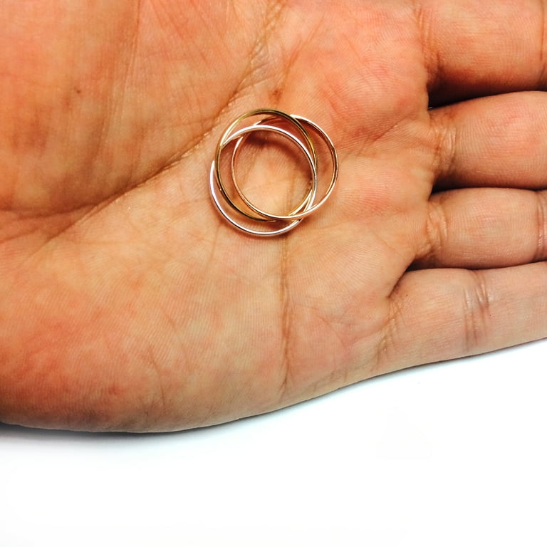 Tri gold shop rolling ring
