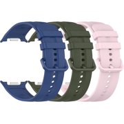 MYKOMI 3 Pack Bands Compatible with Samsung Galaxy Watch 9 Watch 8 40mm/44mm, Watch 8 Classic 46mm Wristband Soft Silicone Sport Strap Replacement for Galaxy Watch 8 Smartwatch Accessory