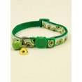 thumbnail image 1 of 1pc Pineapple Print Pet Collar For Dog And Cat For Outdoor, 1 of 1