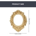 thumbnail image 2 of 12Pcs Mini Resin Picture Frames, Gold Oval Mini Frames DIY Crafts Vintage Photo Embellishments for Scrapbooking, Jewelry Making, Shadow Box, Wall Decor, Handmade Decor, 2 of 9
