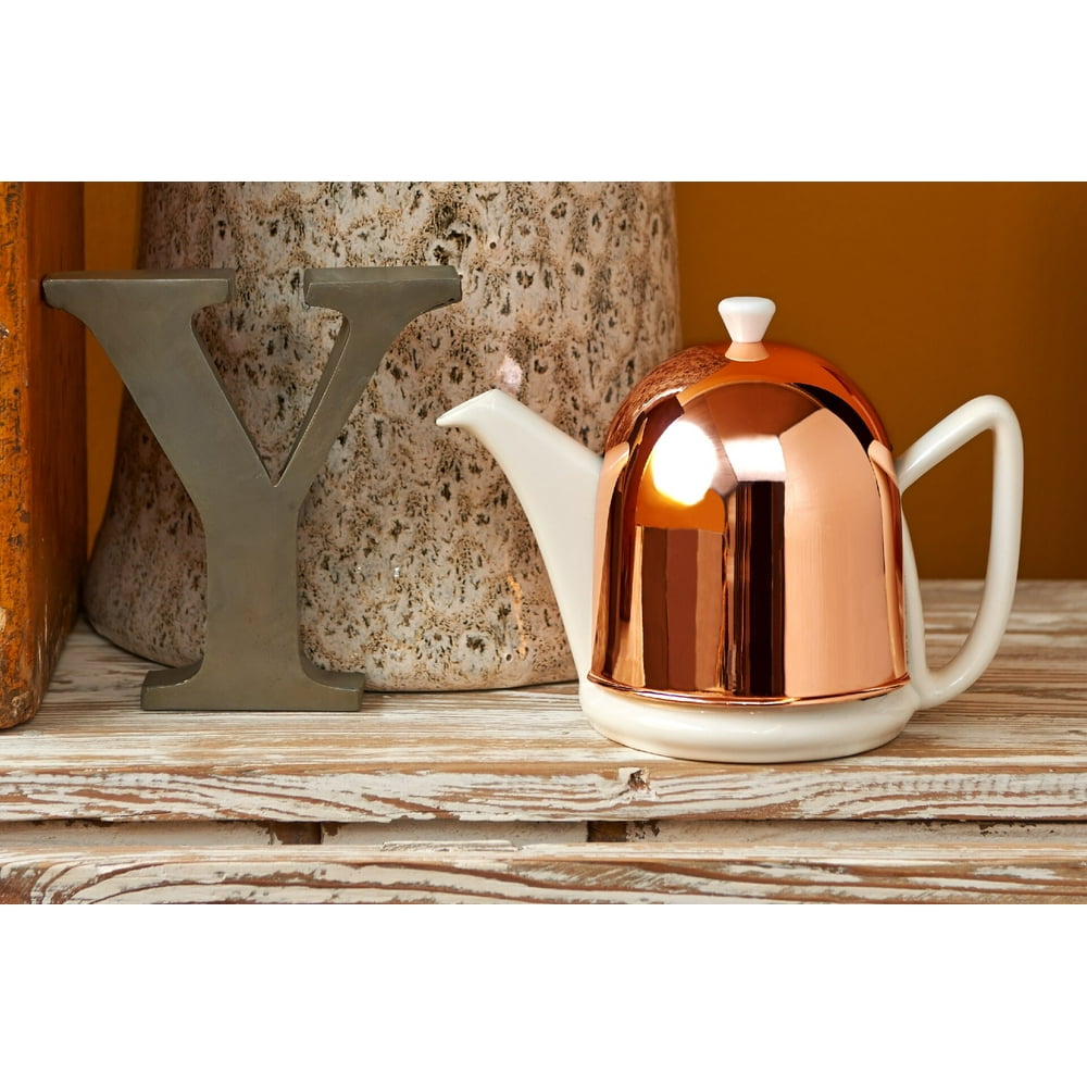 Bredemeijer 4 Cup Cosy Manto Teapot Spring White