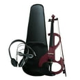 thumbnail image 3 of Bunblic Electric Violin Set 4/4 Full Size Musical Instruments Introductory Set with Carrying Case and Headphone for Teens Performance, 3 of 8