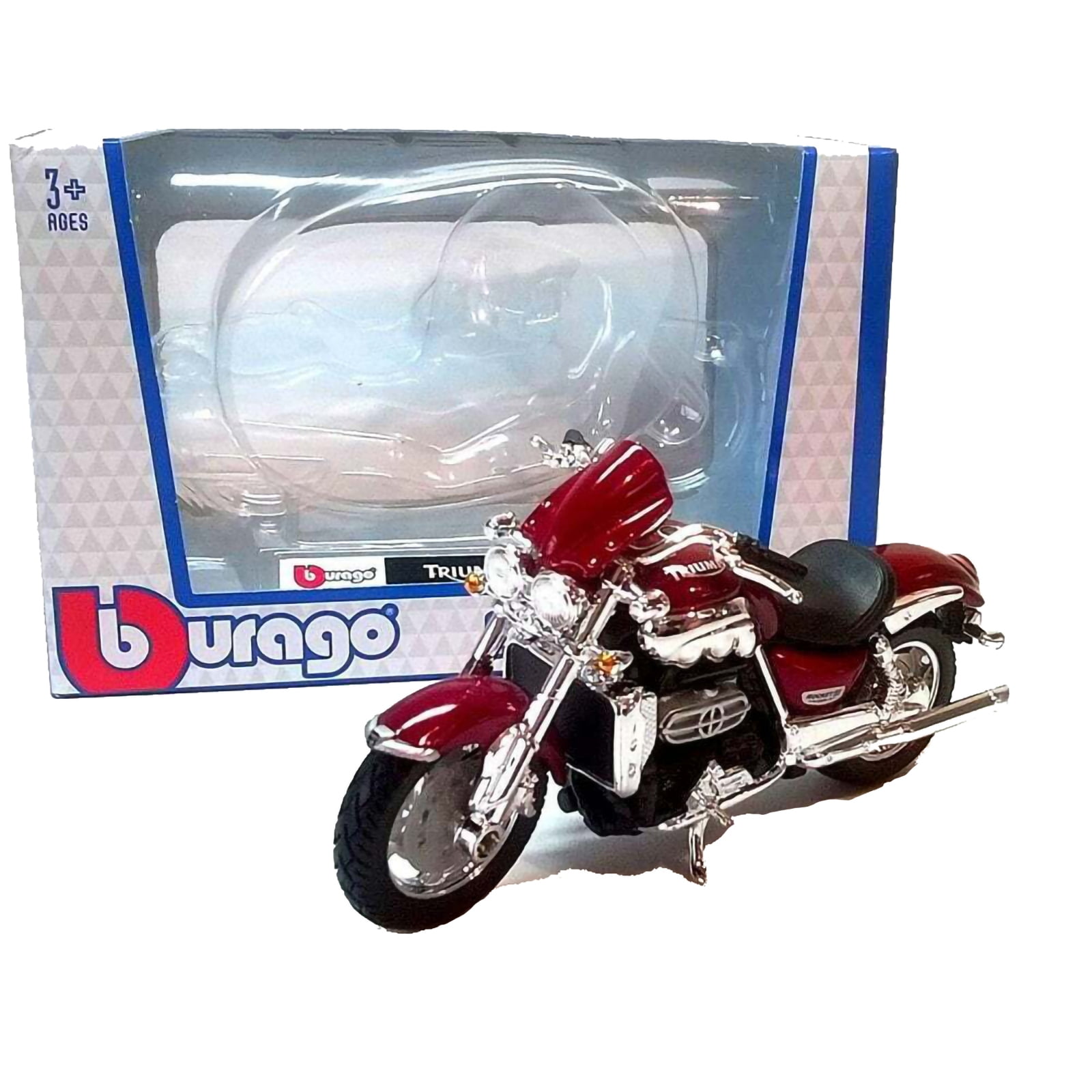 Triumph Rocket Motorcycle [1:18 scale in Red] - Walmart.com