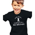 thumbnail image 3 of Some Bunny is Going to be a Big Brother Shirt for Boys Easter Pregnancy Announcement Tee Black Shirt Youth Small, 3 of 5