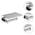 thumbnail image 3 of Raindrops Tissue Holders For Bathrooms 1Pcs Silver 304 Stainless Steel With Phone And Bottle Racks 19x11.5in, 3 of 8