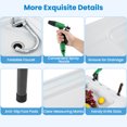 thumbnail image 4 of Costway Foldable Fish Cleaning Table with Sink Measure Mark Grid Rack Faucet Spray Nozzle, 4 of 10