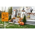 thumbnail image 2 of Eveokoki Halloween Yard Sign Broom Parking Decorations Yard Signs Decorative Garden Stakes Aluminum Outdoor Lawn Signs for Halloween Party Yard Lawn Garden Decorations, 2 of 5