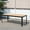 Batman Black, variant on Urban Elements Sunset 100% FSC Teak Wood and Aluminum Rectangular Dining Table Dark