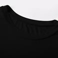 thumbnail image 6 of Daznico Women's Side Slit Crew Neck Tee, Short Sleeve Casual Basic Top for Spring & Summer Everyday Wear,S, 6 of 7