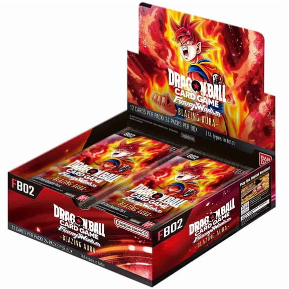 Dragon Ball Super Fusion World TCG: Set 02 FB02 Blazing Aura Booster Display - 24 packs