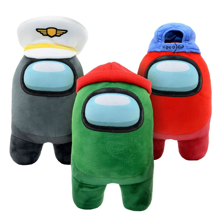 AMONG US ぬいぐるみ　4体 Among Us 4.5 Inch Stamper Figure 4-Pack | Oriental Trading