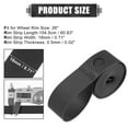 thumbnail image 3 of Unique Bargains 2pcs 26" Bike Bicycle Wheel Rim Strip Rim Tape Liner Inner Tube Protection Band Black, 3 of 7