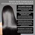thumbnail image 5 of 3pcs Grey Hair Reverse Serums Ganoderma Nutrient Natural Darkening Serums 30ml Anti-Greying Hair Serums For Promoting Healthier, 5 of 5