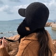 thumbnail image 4 of WIZUTIZ Women Warm And Winter Knitted Wool Ear Protection Hat Black Holiday Saving, 4 of 4
