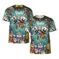 thumbnail image 7 of Cuphead T-Shirt for Men Novelty 3D Pritneted Casual Short Sleeve Tees Shirt Summer Street T Shirt Top, 7 of 7