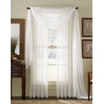 thumbnail image 1 of 3 Piece Sheer Panel & Scarf Window Treatment Set | Decotex, 1 of 1