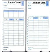 Compatible Lathem 400E Time Cards, Form E14, 4 Packs of 100