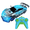 Blue, variant on Force1 High-Speed Drift RC Car 2.4GHz Remote Control LED Lights 1:16 Scale Rechargeable Summer Toy (Multicolor)