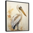 thumbnail image 2 of Designart "Tranquil Perch Of A Serene Pelican III" Pelican Floater Framed Wall Decor, 2 of 5