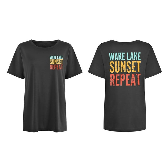 T-shirts Graphiques Tendance pour Femmes Manches Courtes Décontractées pour Usage Quotidien et Détente