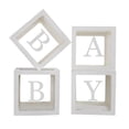 thumbnail image 1 of Cajas de decoración para baby shower, QPEY, transparentes, 4 unidades, 1 of 5