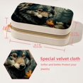 thumbnail image 5 of Wolf Velvet Portable Jewelry Organizer with Removable Compartment - Necklace Holder and Gift Box, 5 of 7